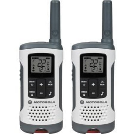 MOTOROLA Motorola Solutions Talkabout® T260 Rechargeable Two-Way Radios, White - 2 Pack T260